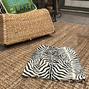 Tina Hagen Vintage Zebra Textured Mini‎ Skirt